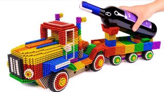 DIY - How To Build Wine Transport Truck With Magnetic Balls (Satisfying) - Magnetic Cube