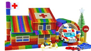 DIY - Build Amazing Hospital With Magnetic Balls (Satisfying) - Magnetic Cube