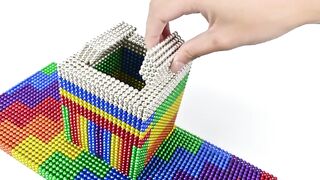 Most Creative - Build Ice Cream Candy Shop With Magnetic Balls (Satisfying) - Magnetic Cube