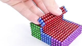 Creative DIY - Build Awesome Excavator With Magnetic Balls (Satisfying ASMR) - Magnetic Cube