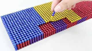 DIY - Build Amazing Mansion Garden With Magnetic Balls (Satisfying) - Magnetic Cube