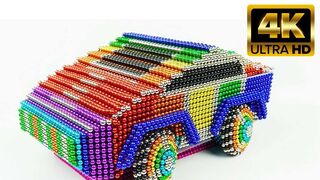 DIY - ASMR - Build a Tesla Cybertruck from Magnetic Balls (Satisfying) - Magnetic Balls Creations