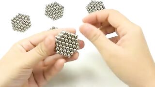 ASMR - DIY - Build a Basketball Game from Magnetic Balls (Satisfying)