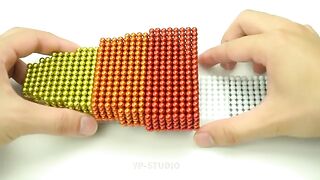 DIY - How to Make VILLAIN WHEELS CAR from Magnetic Balls (ASMR) - Magnetic Toys 4K