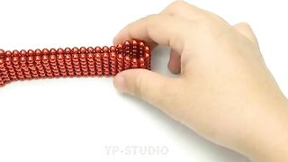 DIY - How to Make HALLOWEEN BOWLING GAME from Magnetic Balls (ASMR) - Magnetic Toys 4K