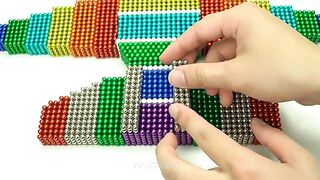 DIY - How to Make AIR CRAFT from Magnetic Balls (ASMR) - Magnetic Toys 4K