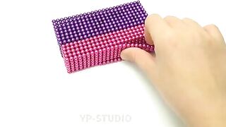 DIY - How to Make HOLIDAY HOME from Magnetic Balls (ASMR) - Magnetic Toys 4K