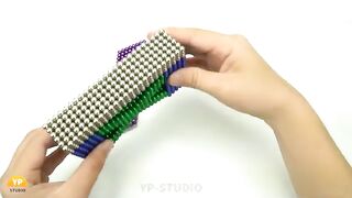 DIY - How to Make GOLDEN GATE BRIDGE from Magnetic Balls (ASMR) - Magnetic Toys 4K