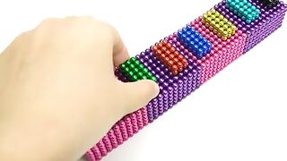 DIY - How to Make Electric Guitar from Magnetic Balls (Satisfying) - Magnetic Toys 4K