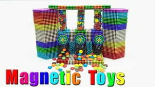DIY - How to Make Candy Dispenser Machine from Magnetic Balls (Satisfying) - Magnetic Toys