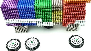 DIY How to Make Fire Truck from Magnetic Balls (Satisfying) - Magnetic Toys