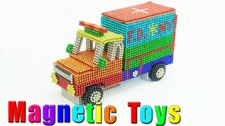DIY - How to Make Ambulance Car from Magnetic Balls (Satisfying) - Magnetic Toys