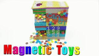 DIY - How to Make Candy Vending Machine from Magnetic Balls (Satisfying) - Magnetic Toys