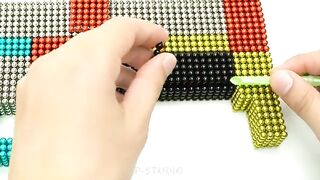DIY How to Make SMG P90 Gun from Magnetic Balls (ASMR) - Magnetic Toys 4K