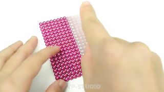 DIY How to Make Amazing Train from Magnetic Balls (ASMR) - Magnetic Toys 4K