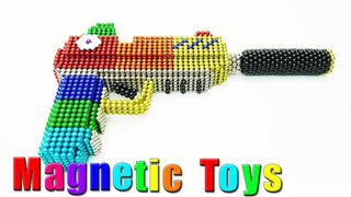 DIY How to Make Sneaky Silencer from Magnetic Balls - Magnetic Toys 4K