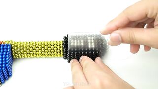 DIY - How to Make Storm Scout Sniper Fortnite from Magnetic Balls (ASMR) - Magnetic Toys