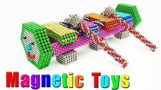 ASMR - How to Make Toy Xylophone from Magnetic Balls (Satisfaction) - DIY Magnetic Toys