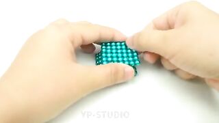 DIY - How to Build Playground Swimming Pool from Magnetic Balls (ASMR & Satisfying) - Magnetic Toys
