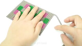 DIY - How to Build Slide Bridge from Magnetic Balls (Satisfying) - Magnetic Toys 4K