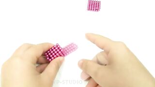 DIY - How to Build Slide Bridge from Magnetic Balls (Satisfying) - Magnetic Toys 4K