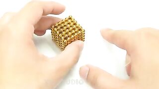 ASMR - DIY How to Make Mini House with Magnetic Balls (Satisfying) - Magnetic Toys 4K