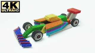 Awesome DIY F1 Car with Magnetic Balls (ASMR) - Magnetic Toys 4K