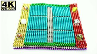 Learn Colors Marble Game from Magnetic Balls (ASMR) - Magnetic Balls Toys 4K