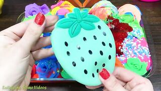 RELAXING With PIPING BAG & RAINBOW! Mixing Random into GLOSSY Slime ! Satisfying Slime #884