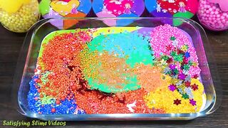 Mixing Makeup, Glitter and More into Glossy Slime! Satisfying Slime #870