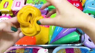 Mixing Makeup, Glitter and More into Glossy Slime! Satisfying Slime #869