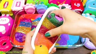 Mixing Makeup, Glitter and More into Glossy Slime! Satisfying Slime #869