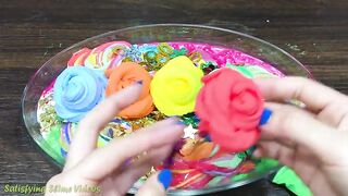 Mixing Makeup, Glitter and More into Glossy Slime! Satisfying Slime #865