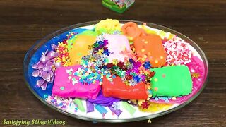 Mixing Makeup, Glitter and More into Glossy Slime! Satisfying Slime Video #856