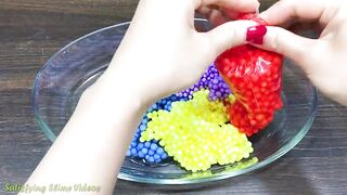 Making Crunchy Foam Slime With Piping Bags | GLOSSY SLIME | ASMR Slime Videos #855