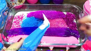 GALAXY Slime! Mixing Makeup, Glitter and More into Glossy Slime! Satisfying Slime Video #853