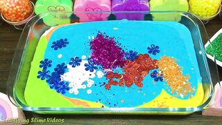 RAINBOW Slime! Mixing Makeup, Glitter and More into Glossy Slime! Satisfying Slime Video #851