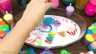 Mixing Makeup, Glitter and More into Glossy Slime ! Satisfying Slime Video #849
