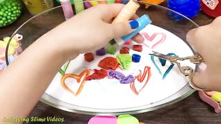 Mixing Makeup, Glitter and More into Glossy Slime ! Satisfying Slime Video #848