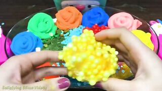 Mixing Makeup, Glitter and More into Glossy Slime ! Satisfying Slime Video #844