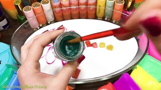 Mixing Makeup, Glitter and More into Glossy Slime ! Satisfying Slime Video #842