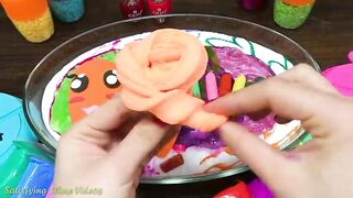 Mixing Makeup, Glitter and More into Glossy Slime ! Satisfying Slime Video #842