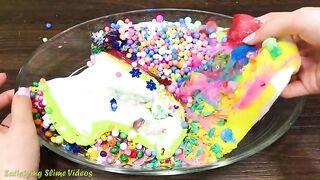Mixing Makeup, Glitter and More into Glossy Slime ! Satisfying Slime Video #840