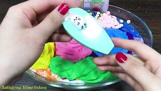 Mixing Makeup, Glitter and More into Glossy Slime ! Satisfying Slime Video #839