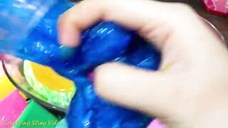 Mixing Makeup, Glitter and More into Glossy Slime ! Satisfying Slime Video #833