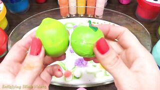 Mixing Makeup, Glitter and More into Glossy Slime ! Satisfying Slime Video #826
