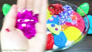 Mixing Makeup, Glitter and More into Glossy Slime ! Satisfying Slime Video #825