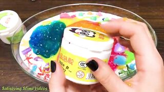 Mixing Makeup, Glitter and More into Glossy Slime ! Satisfying Slime Video #821