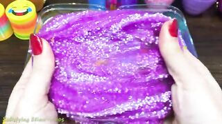 GOLD vs GALAXY! Mixing Makeup, Glitter and More into Glossy Slime ! Satisfying Slime Video #818
