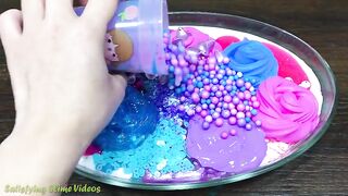 GALAXY! Mixing Makeup, Glitter and More into Glossy Slime! Satisfying Slime Video #817